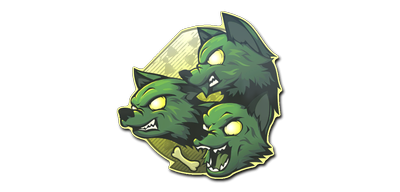 Цербер наклейка КС го