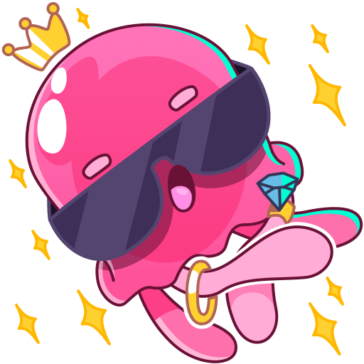 Стикеры медуза ВК