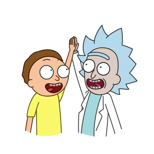 Rick and Morty наклейки