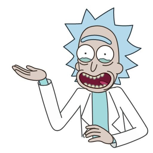 Набор стикеров. Рик и Морти