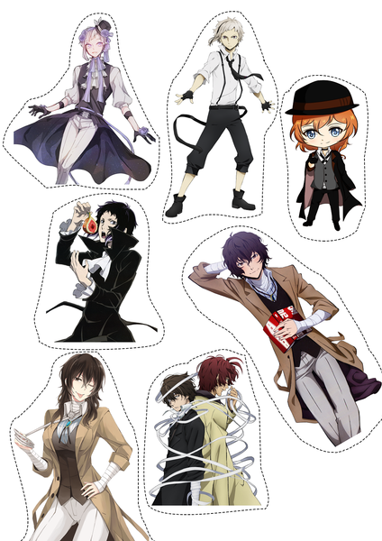 Наклейки Великий из бродячих псов