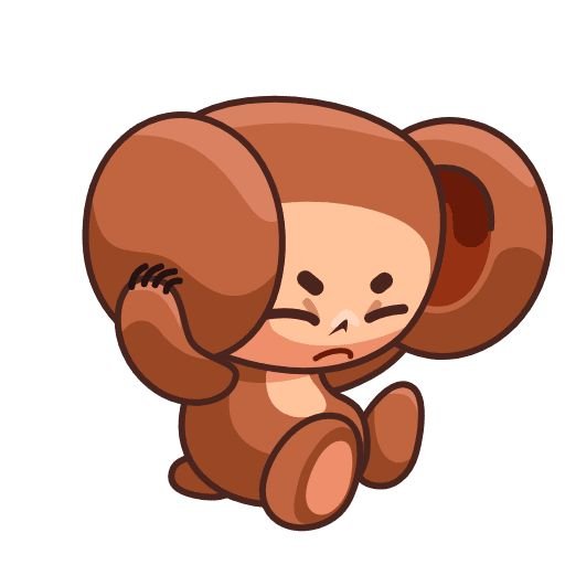 Стикеры Чебурашка