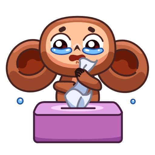 Чебурашка наклейка на авто