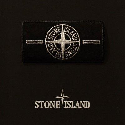 Белый патч Stone Island