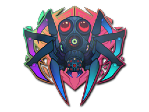 Наклейка Золотая сеть