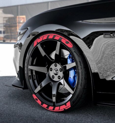 Наклейки на шины автомобиля