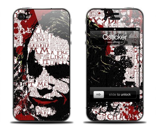 Наклейки на крышку телефона