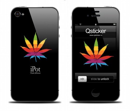 Наклейки на айфон 4s