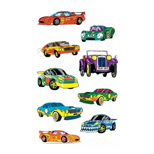 . "Машинки (+ наклейки)"