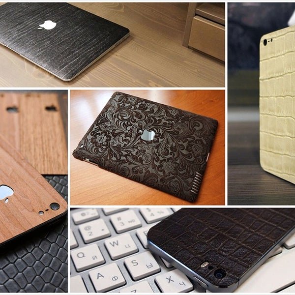 Наклейка Glueskin из натуральной кожи Classic для Apple iphone XS Max