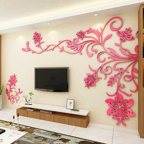 Акриловые наклейки на стену