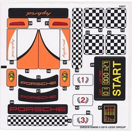 Наклейки на лего машину