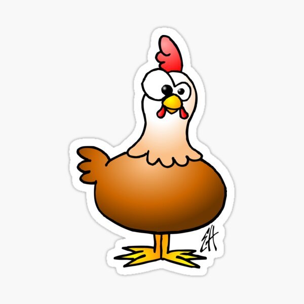 Стикер Курочка