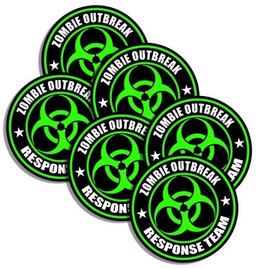 Наклейки зомби апокалипсис