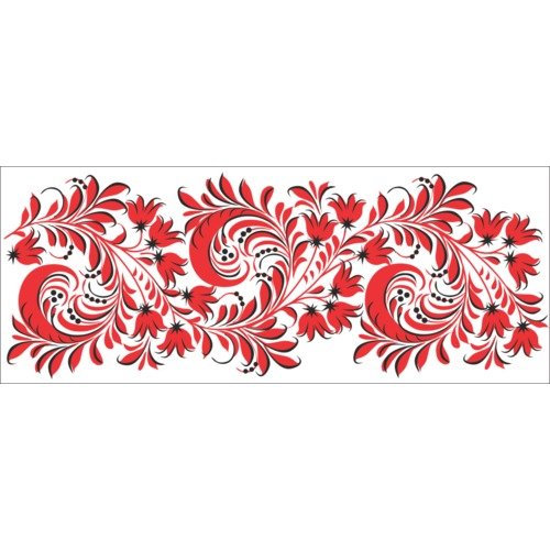 Наклейки под хохлому