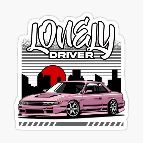 Lonely Drivers наклейка Holo
