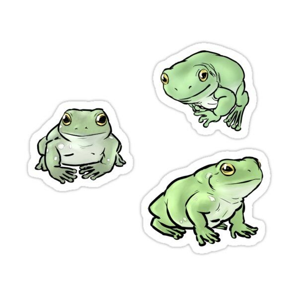 Наклейки с лягушатами