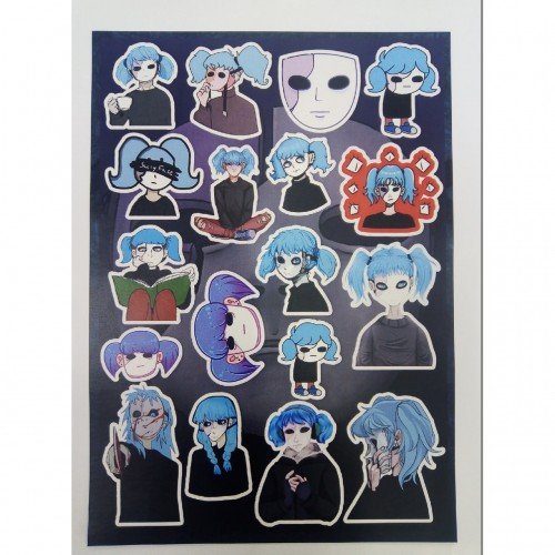 Стикеры Салли фейс Ларри