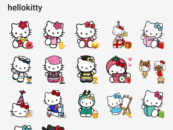 Хелло Китти Стикеры телеграмм