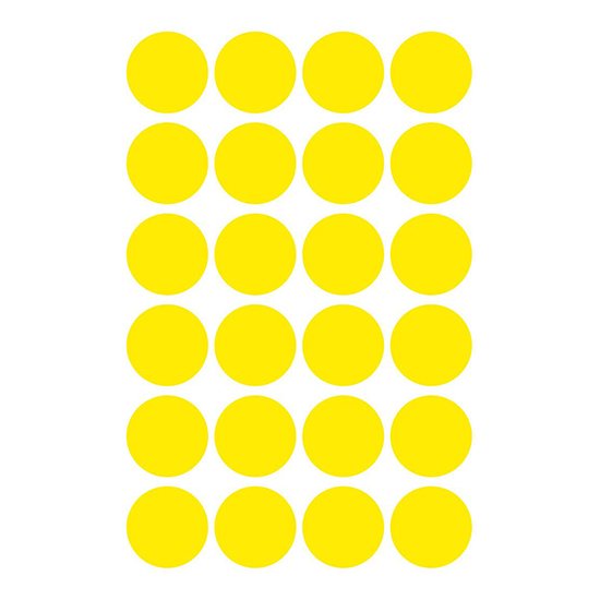 Кружочки желтые маленькие