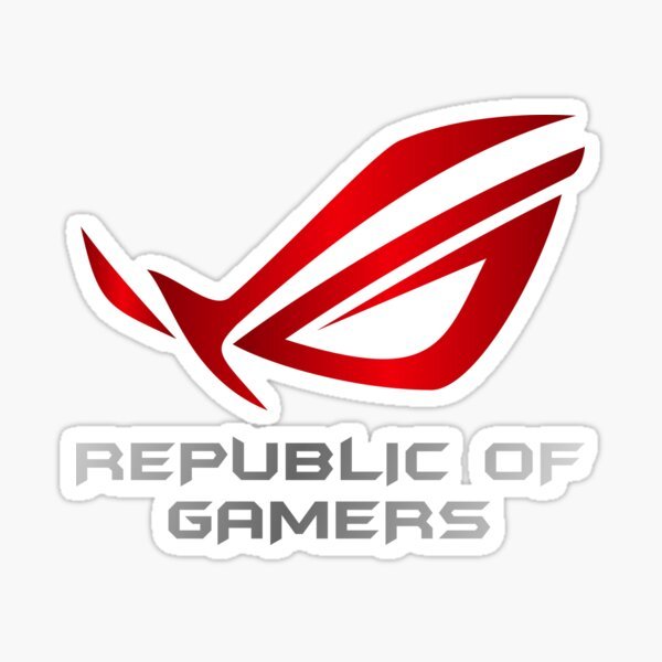 Republic of Gamers наклейка