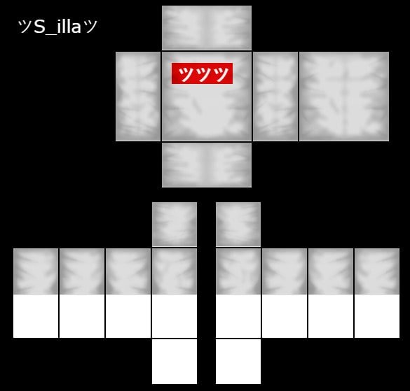 Белый костюм РОБЛОКС