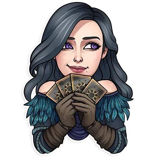 Стикеры Ведьмак Йеннифер