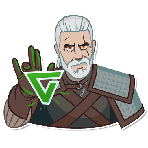 Стикеры Ведьмак телеграмм