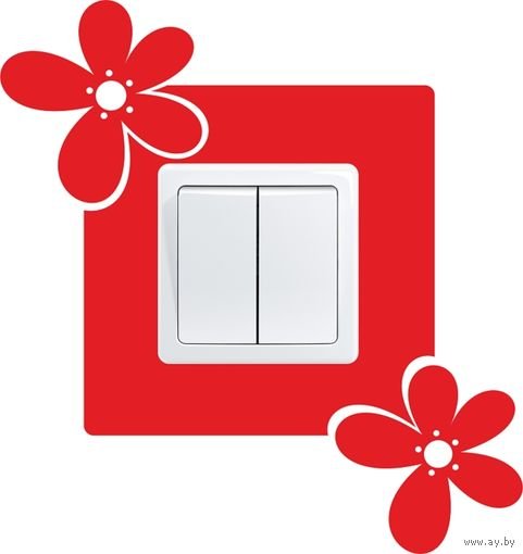 Рамка наклейка на розетки