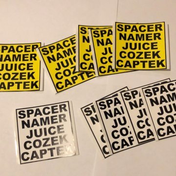 Spacer Namer Juice cozek Captek Стикеры