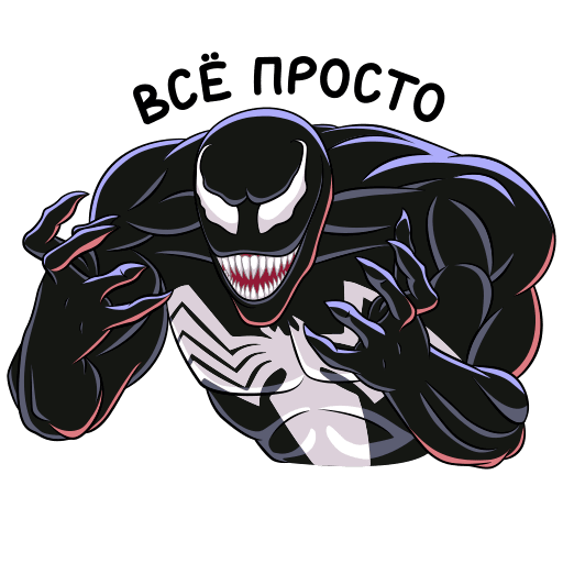 Venom наклейка