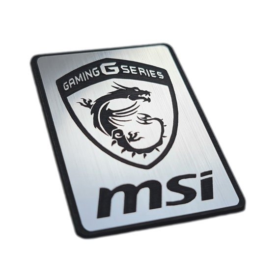 MSI дракон наклейка