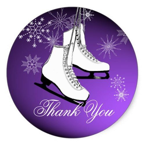 Коньки фигурные стикер