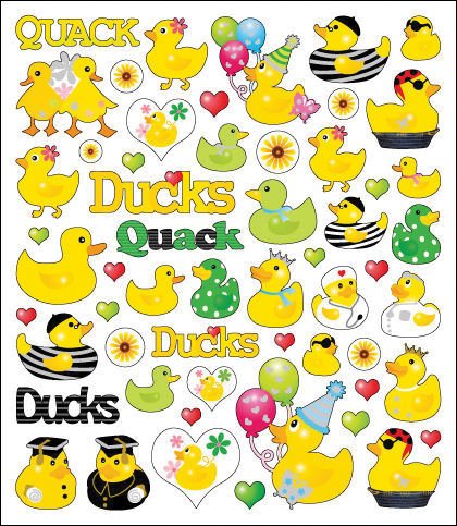 Наклейки уточка лалафанфан (49 фото)