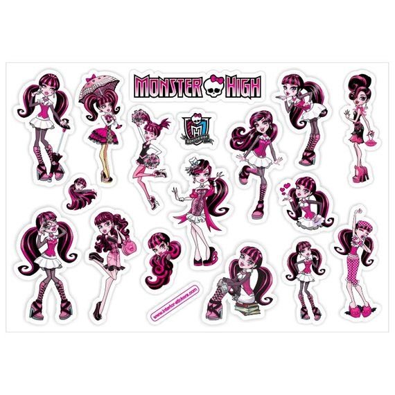 Дракулаура Монстер Хай наклейки