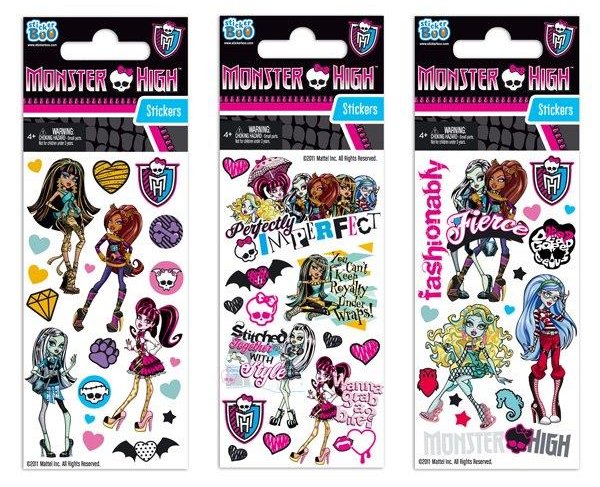 Наклейки монстр Хай
