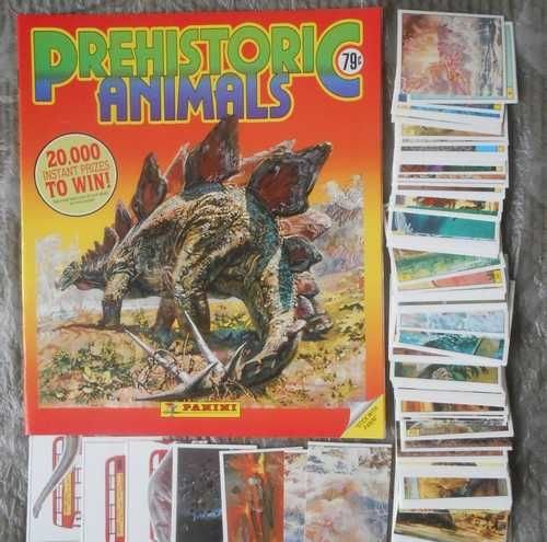Panini наклейки динозавры