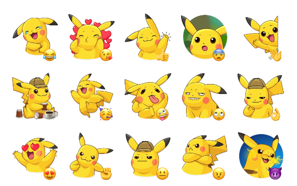 Пикачу Стикеры телеграмм