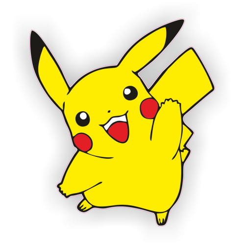 Наклейки Пикачу
