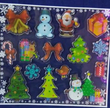 Наклейка гелевая на окно