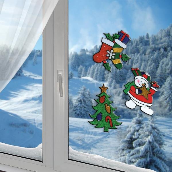 Наклейка на стекло гелевая