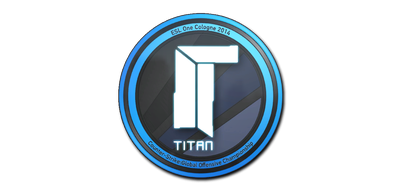 Наклейка Титан Катовице 2014 голографическая