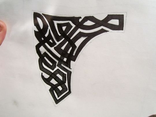 Узоры для травления на ножах