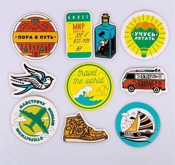 Наклейки на чемодан