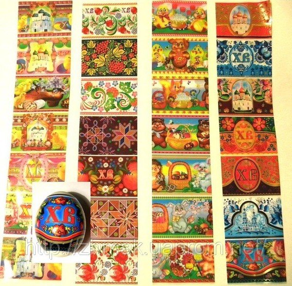 Пасхальные яйца Жостовская роспись