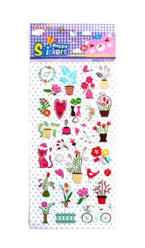 Стрекоза раскраска с наклейками Малышляндия. Зверята