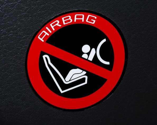 SRS airbag наклейка