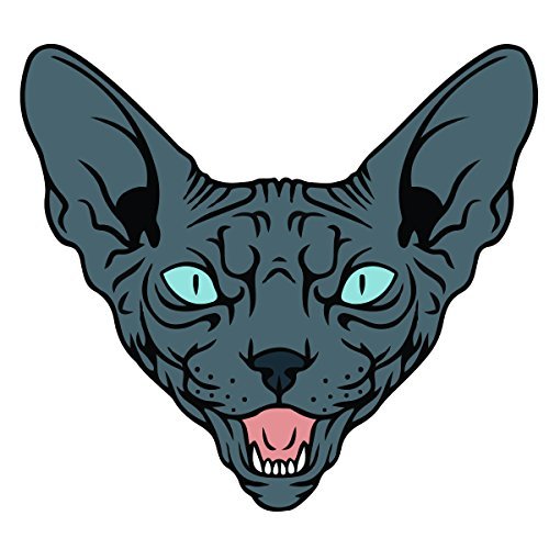 Стикеры лысые коты