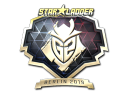 Наклейка: g2 Esports (Золотая) 2019