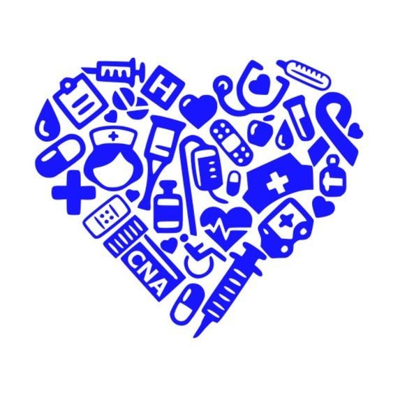 Стикер медицина с надписями